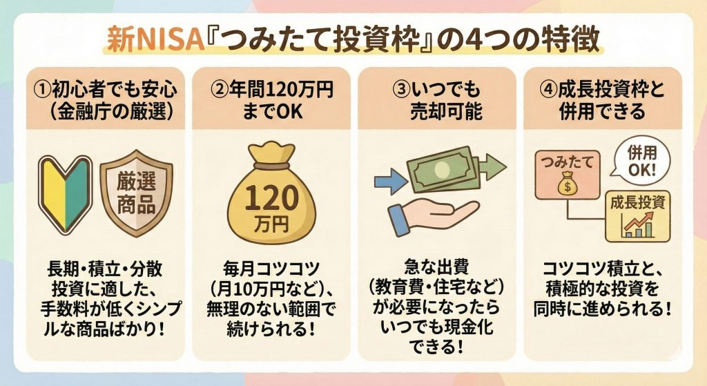 つみたて投資枠 特徴